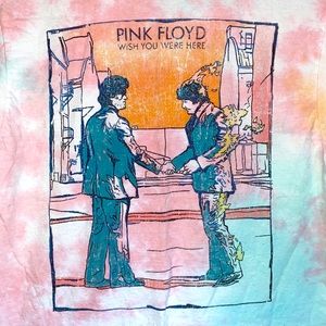 Pink Floyd T Shirt Unisex Medium Tie Dye
